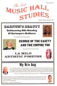Latest Music Hall Studies Issue